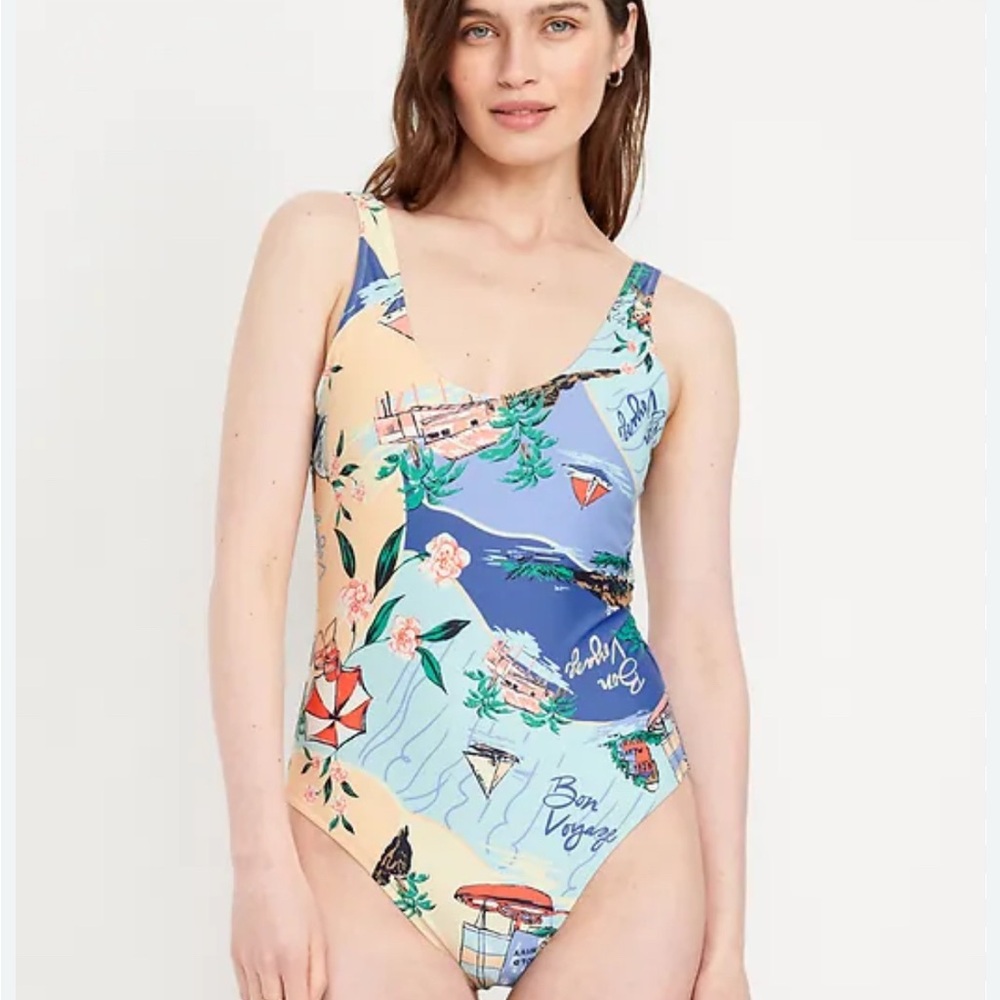 Old Navy Matte one piece swimsuit size S